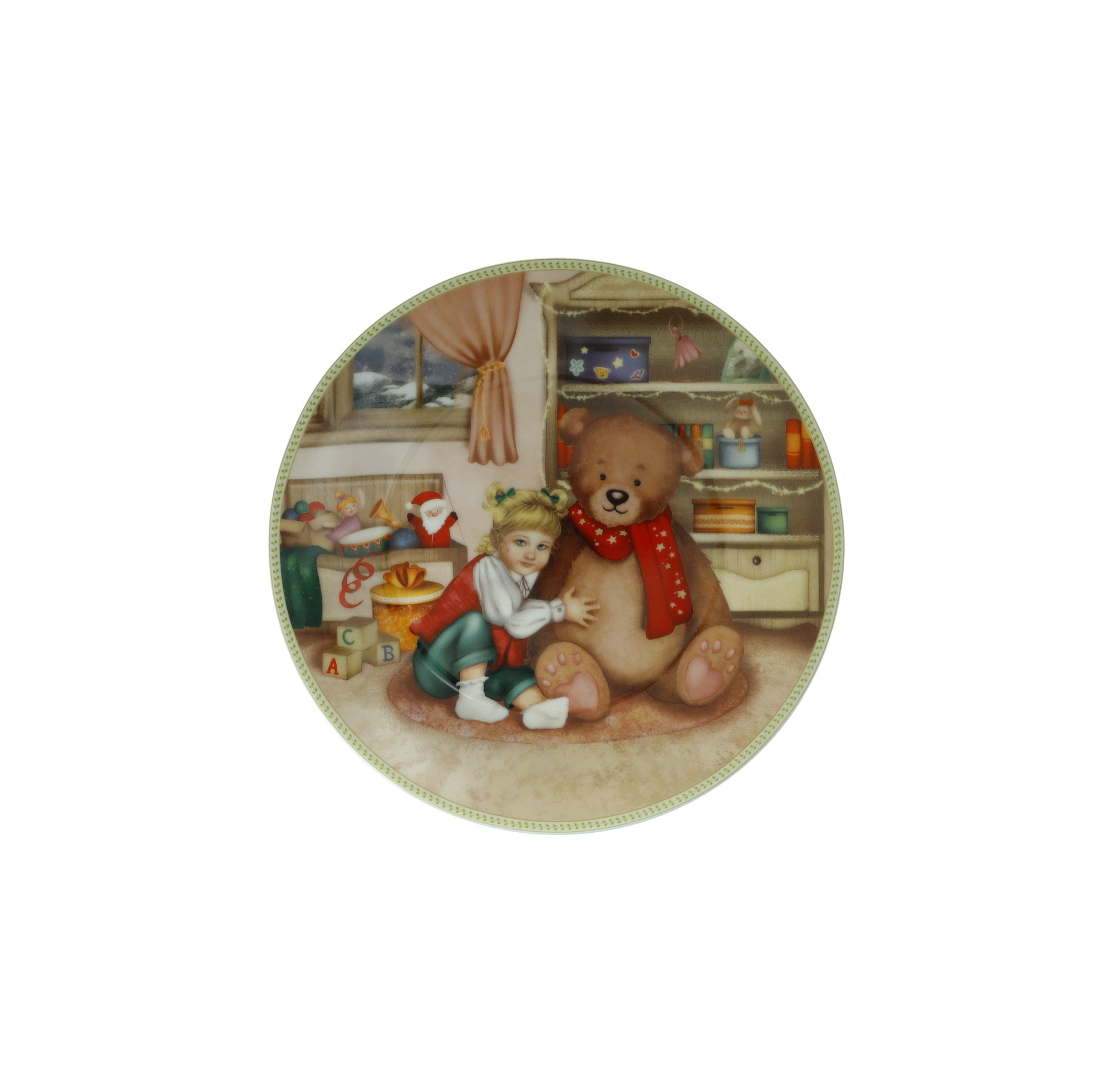 Piattino Cuccioli (Bimba Orsetto) Porcellana