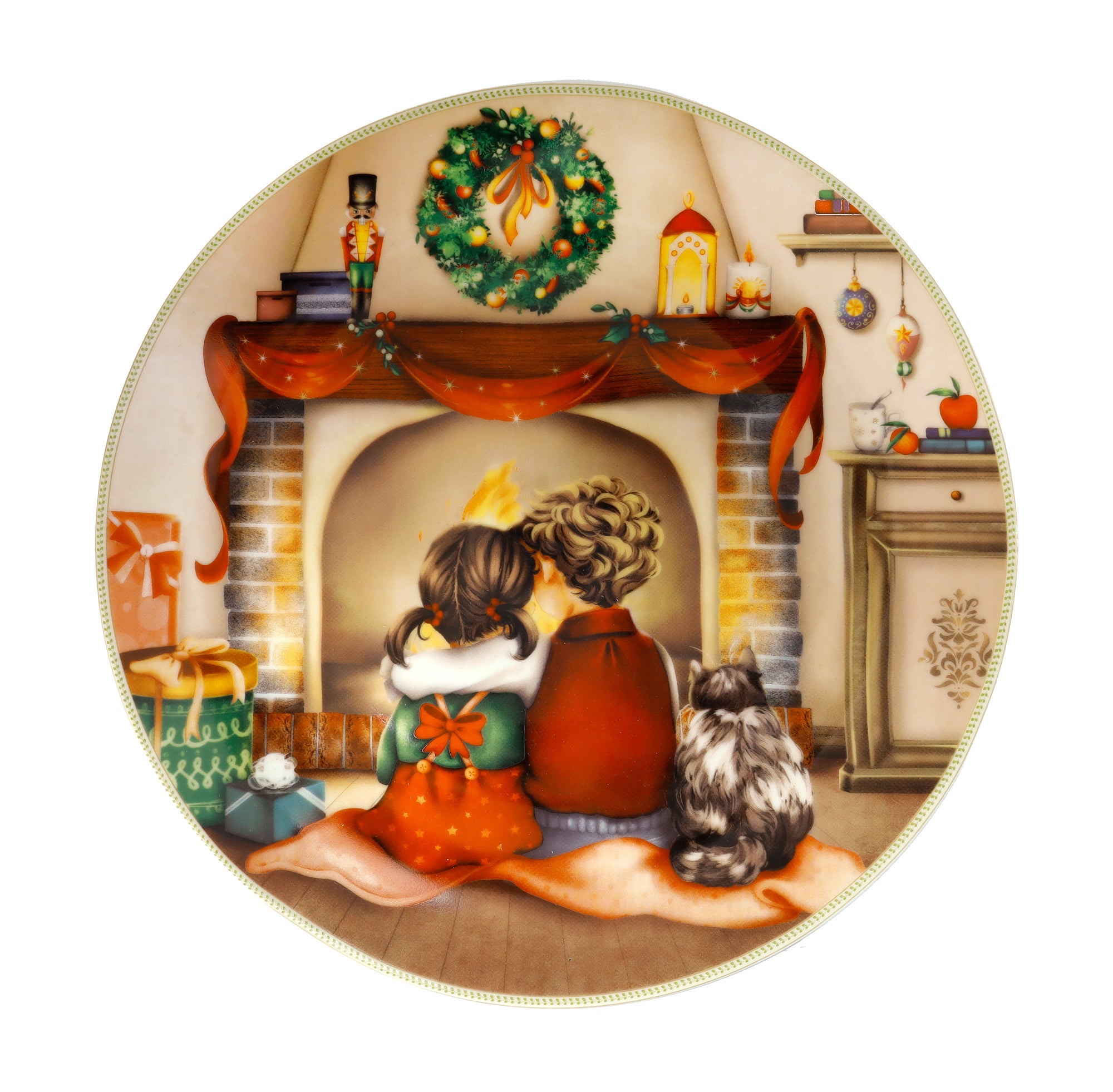 Piatto Cuccioli (Bimbi Caminetto) Porcellana