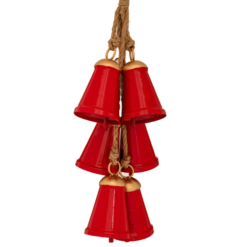 Pendente Campanelle Rosso Oro 17x17x74 Cm