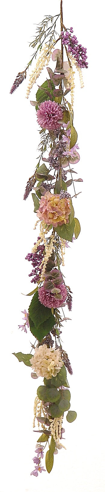 Festone Fiori Viola E Rosa 152 Cm