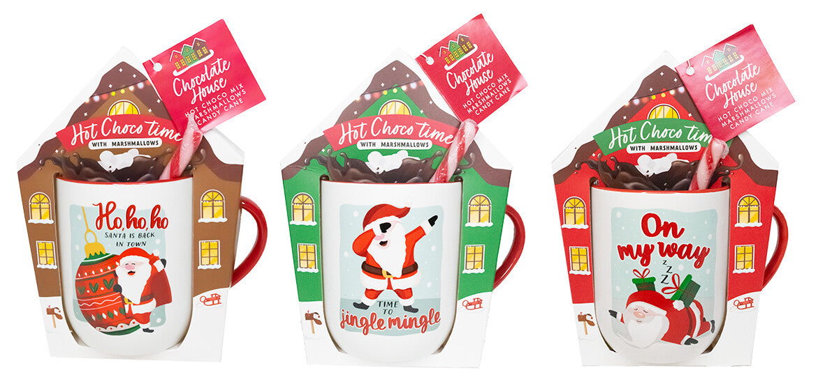 Mug Babbo Natale Con Cioccolata 1 Pezzo