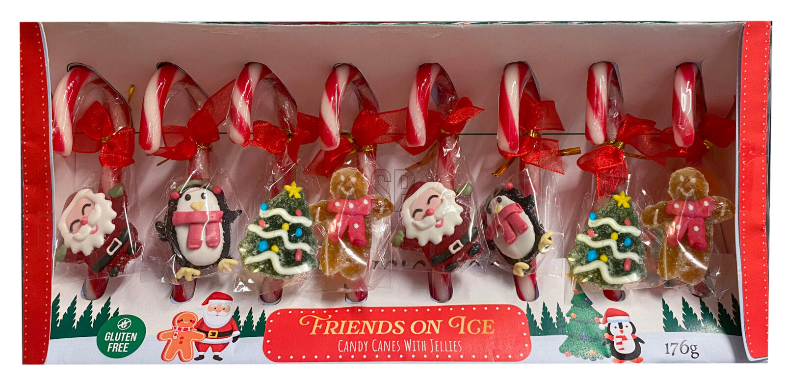 Set Candy Canes Figura Natale