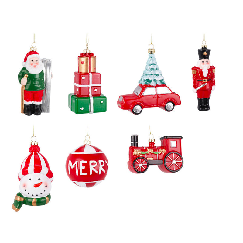 Pendente Figura Natale 9 Cm 1 Pezzo