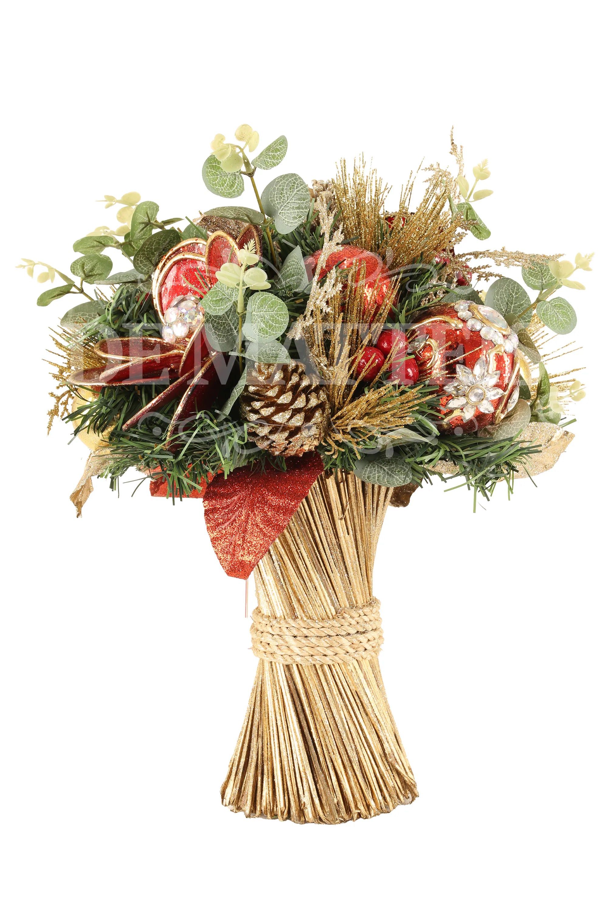 Bouquet Rosso Oro D 25x36 Cm