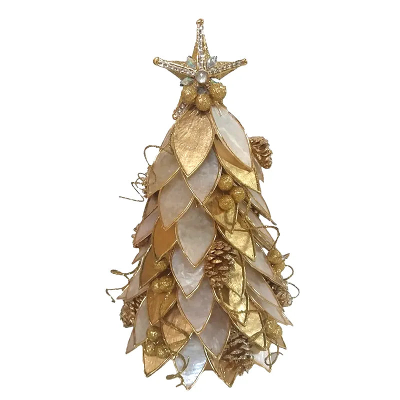 Albero Foglie Lamina Oro D 23x40