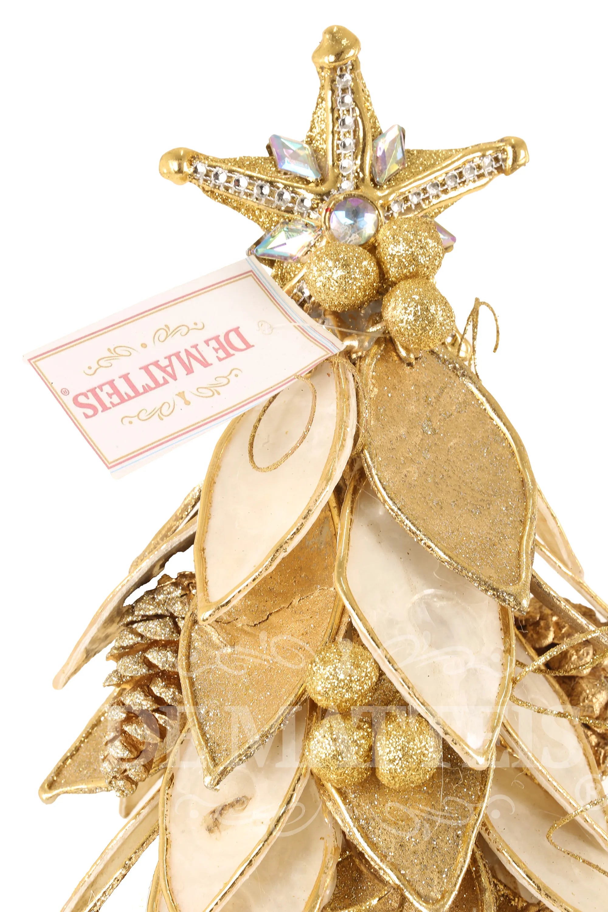 Albero Foglie Lamina Oro D 23x40