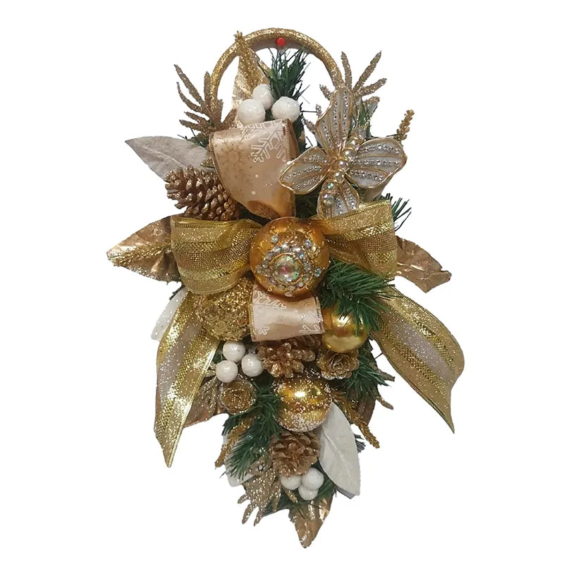 Drappo Decorato Oro 50 Cm