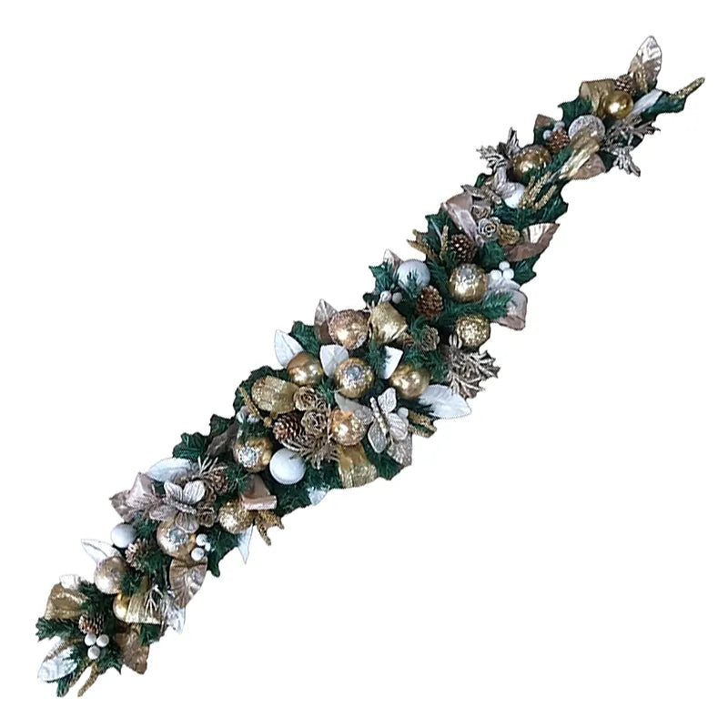 Festone Decorato Oro 180 Cm
