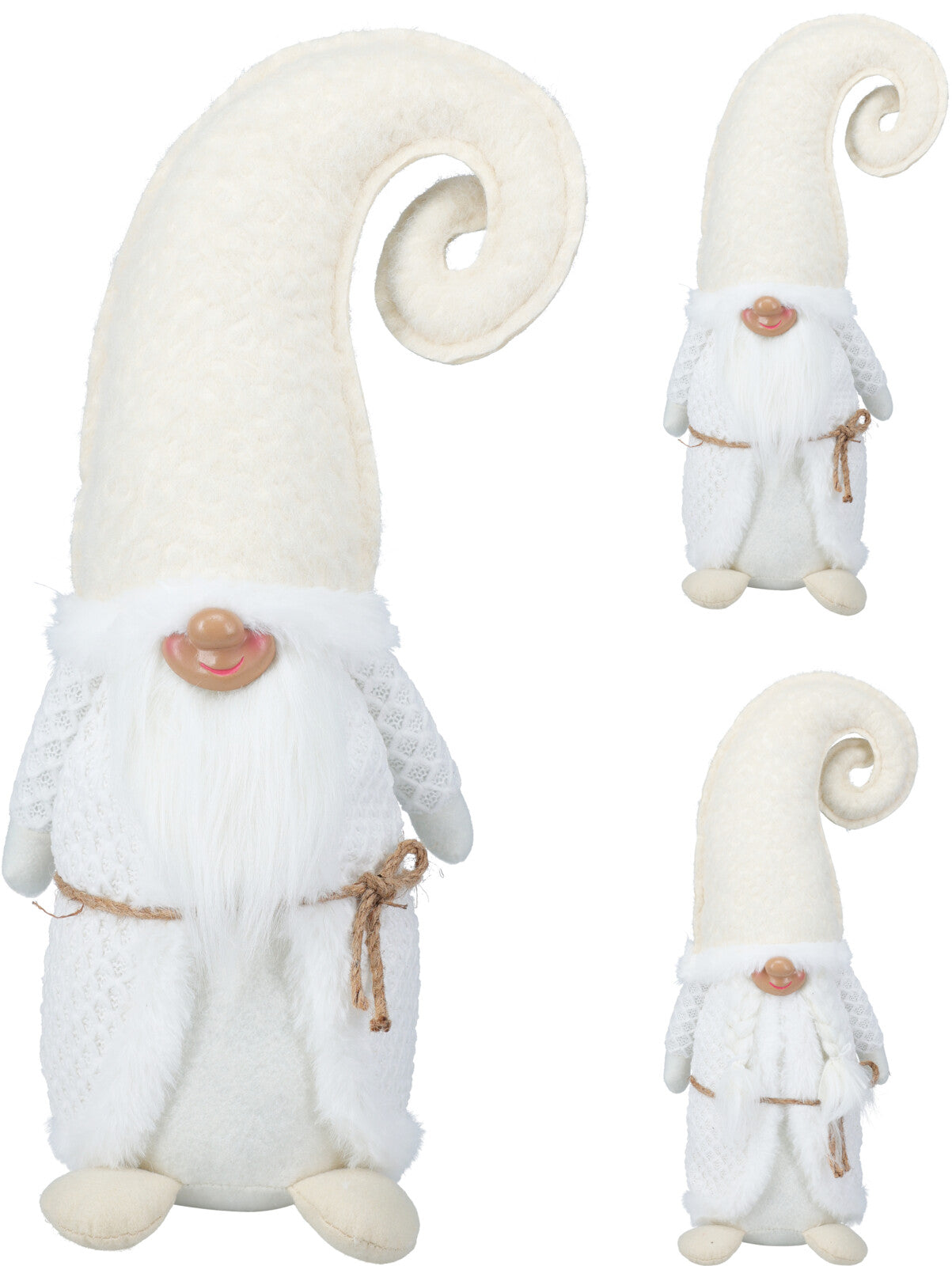 Gnomo Bianco 20x13x43 Cm 1 Pezzo