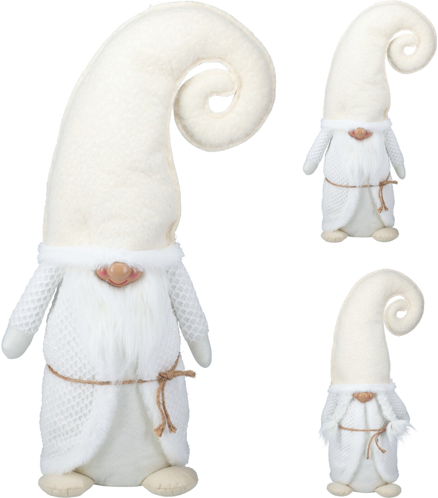 Gnomo Bianco 31x18x61 Cm 1 Pezzo
