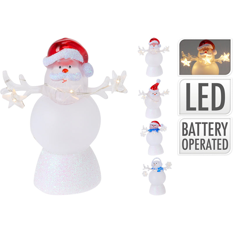 Figura Natale Led 8.5 Cm 1 Pezzo