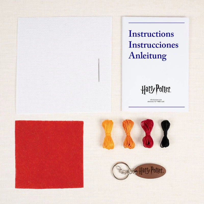 Kit Punto Croce Portachiavi Binario 9 3/4 Collezione Harry Potter