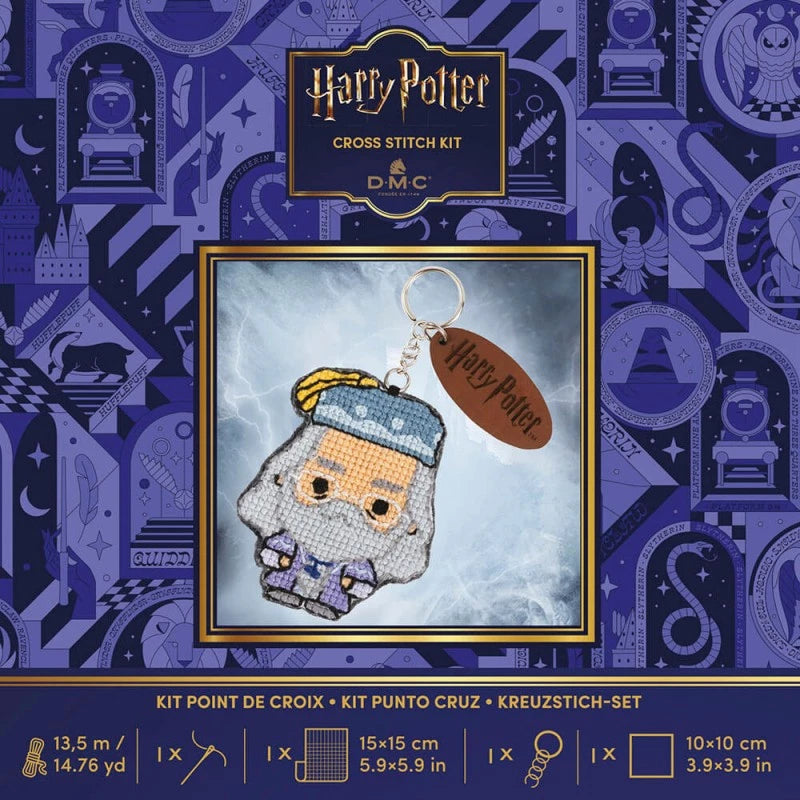 Kit Punto Croce Portachiavi Silente  Collezione Harry Potter