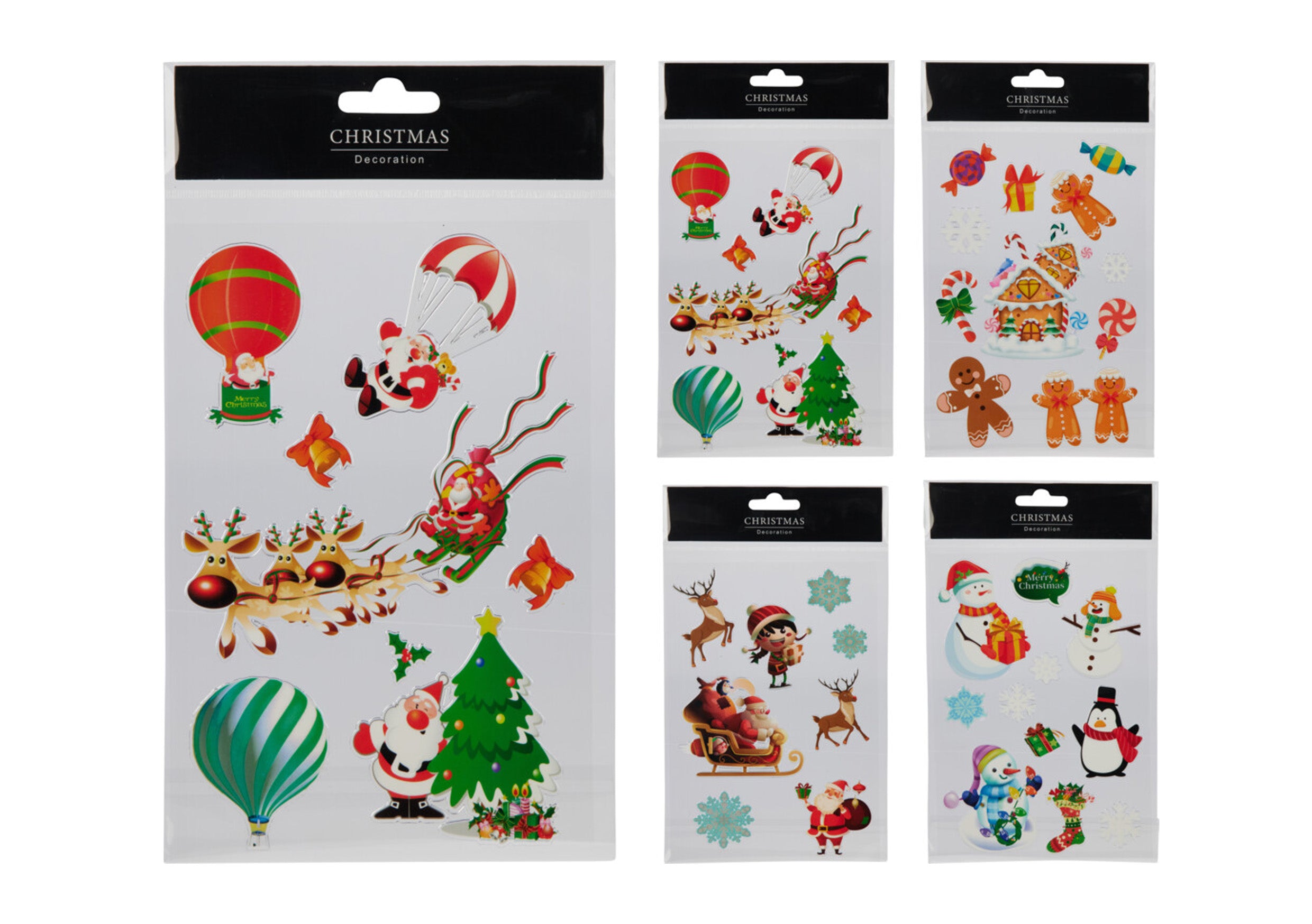 Set Sticker 3d Natale 1 Pezzo