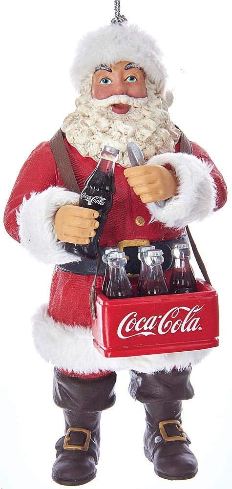 Pendente Babbo Natale Bottiglie Coca Cola