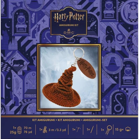 Kit Amigurumi Portachiavi Cappello Collezione Harry Potter