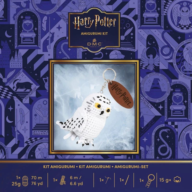 Kit Amigurumi Portachiavi Hedwige Collezione Harry Potter