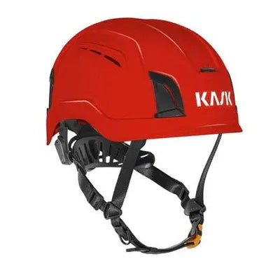 Casco Kask Zenith X Air rosso con 8 fessure di aerazione, sistema di regolazione taglia a doppia rotella e protezione certificata contro impatti frontali, posteriori e laterali. | Dematteis.it