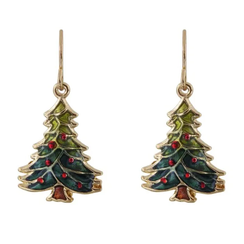 Orecchini Natalizi Albero Di Natale