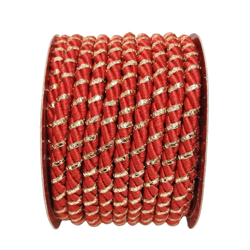 Cordone Rosso Filo Oro 10 Metri
