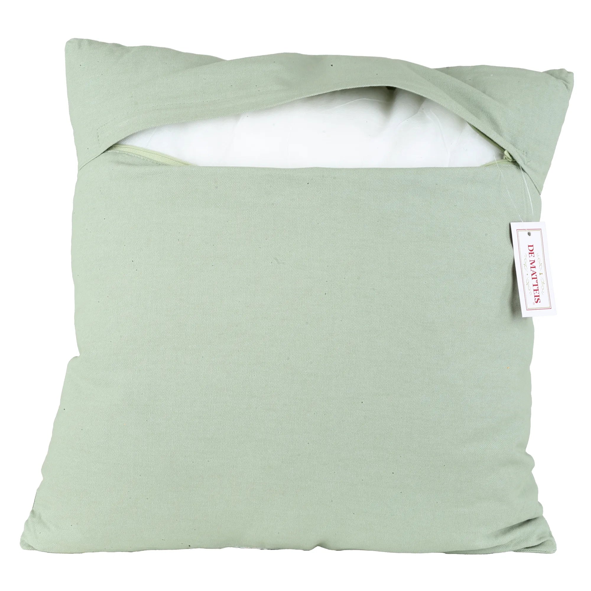 Cuscino 45x45 Cm Cotone Ricamo Floreale