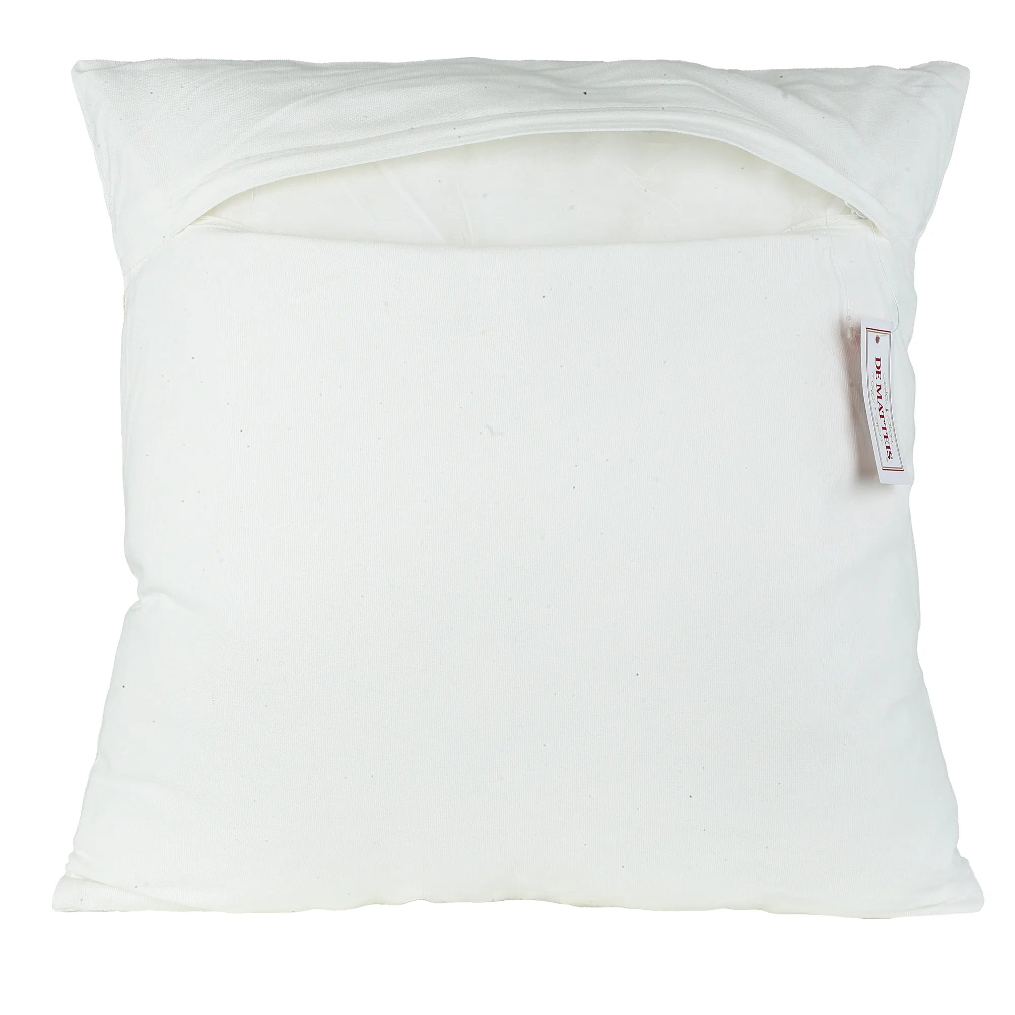 Cuscino 45x45 Cm Cotone Crema Ricamato