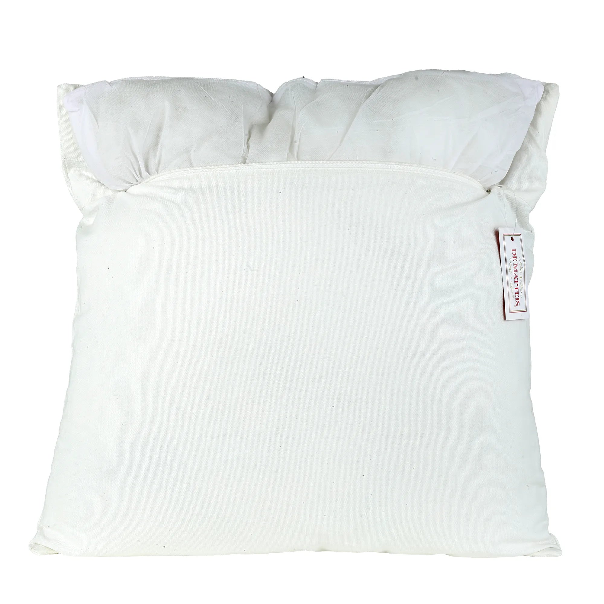 Cuscino 45x45 Cm Cotone Ricamo Fiori Azzurri