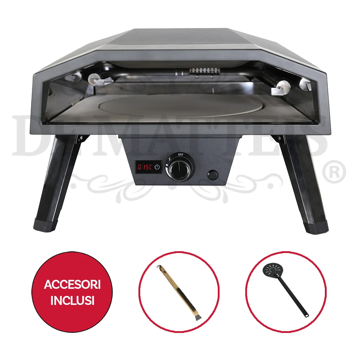 Forno Per Pizza A Gas Pro 2 16 Girevole