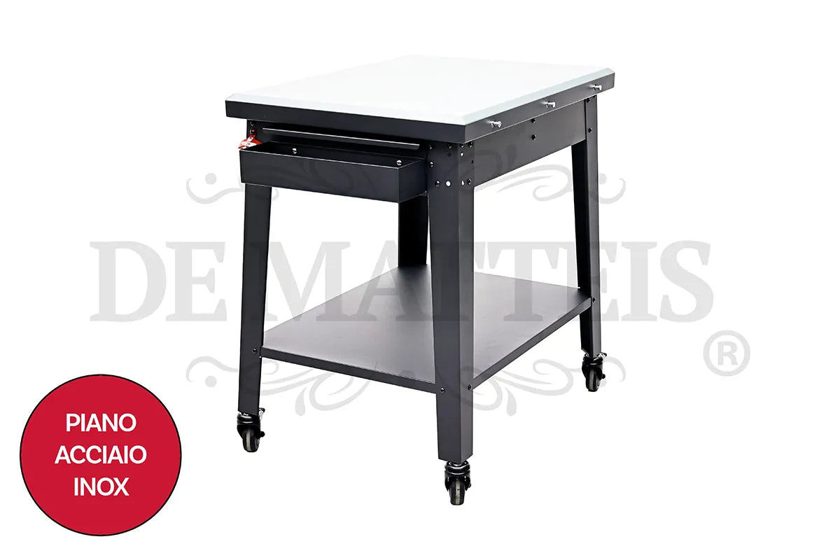 Tavolo Ripiano Estraibile Inox Forno Pizza Pro