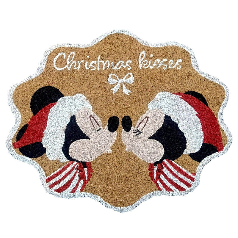 Tappeto Cocco Bacio Mickey E Minnie