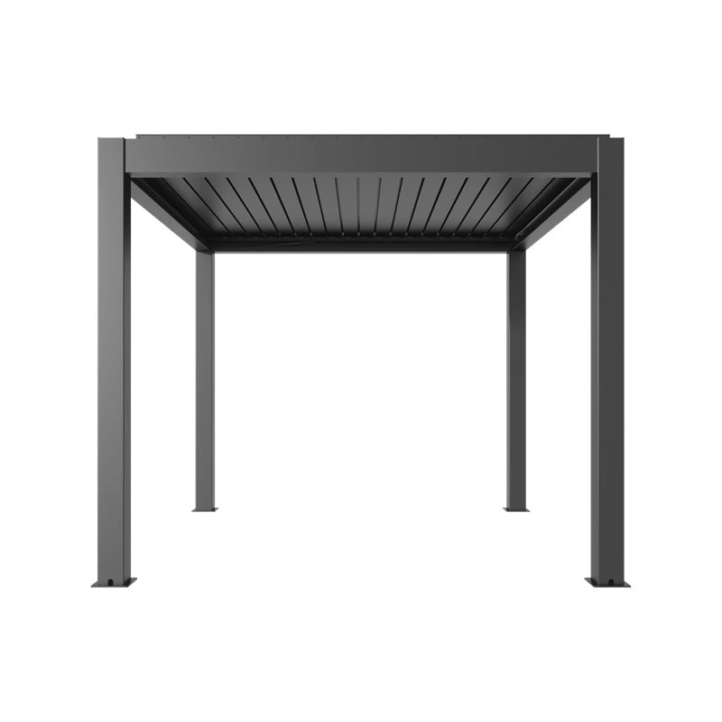 Pergola Bioclimatica Top 4x4 Antracite Motorizzata Con Led