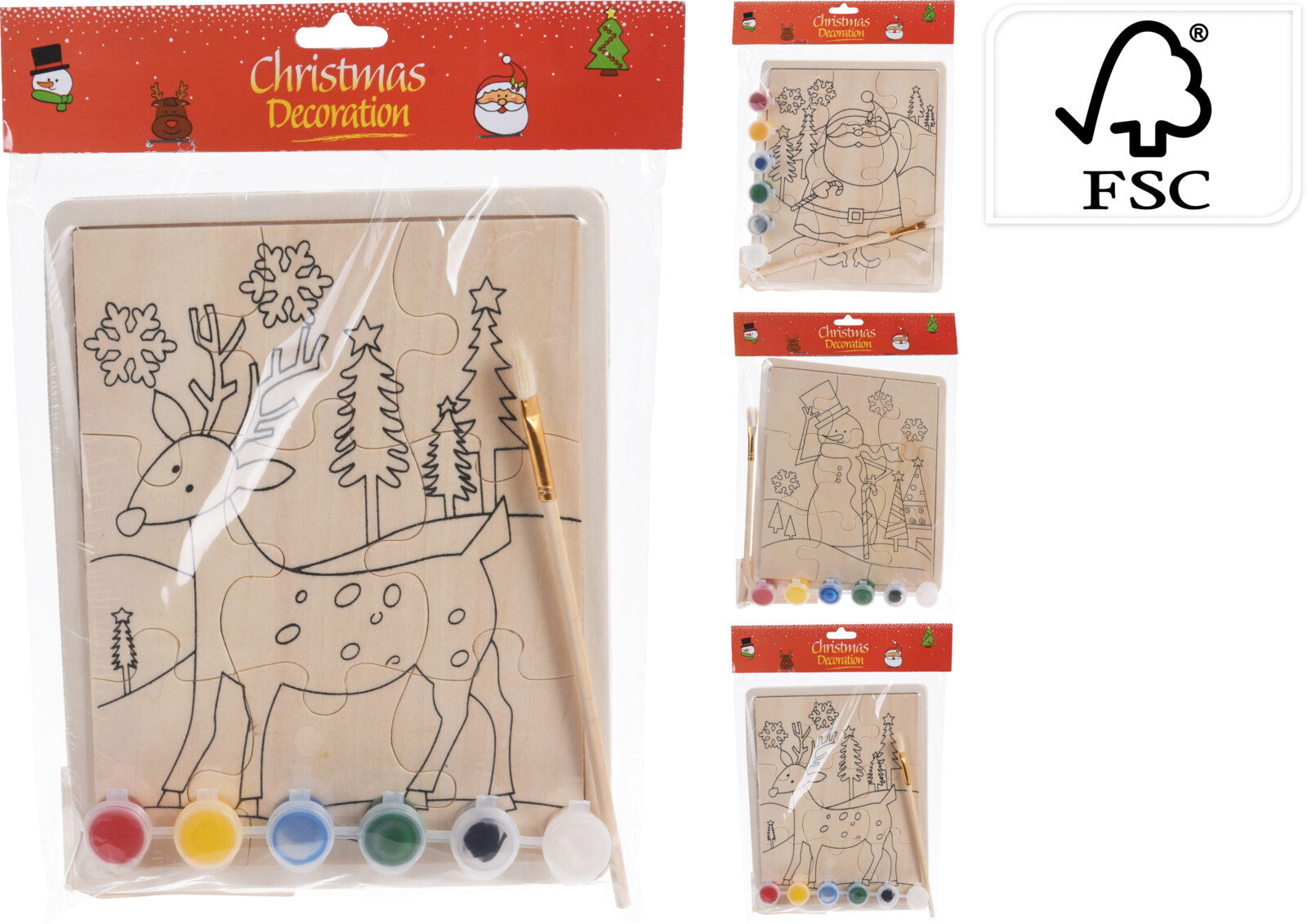 Decoset Natale Con Colori 1 Pezzo