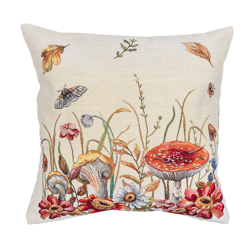 Cuscino Fiori E Funghi 45x45 Cm