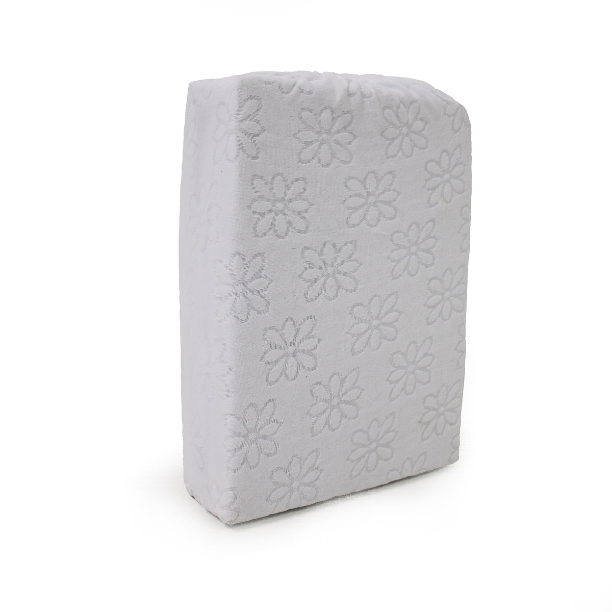 Coprimaterasso Fiori Bianco 2 Pz
