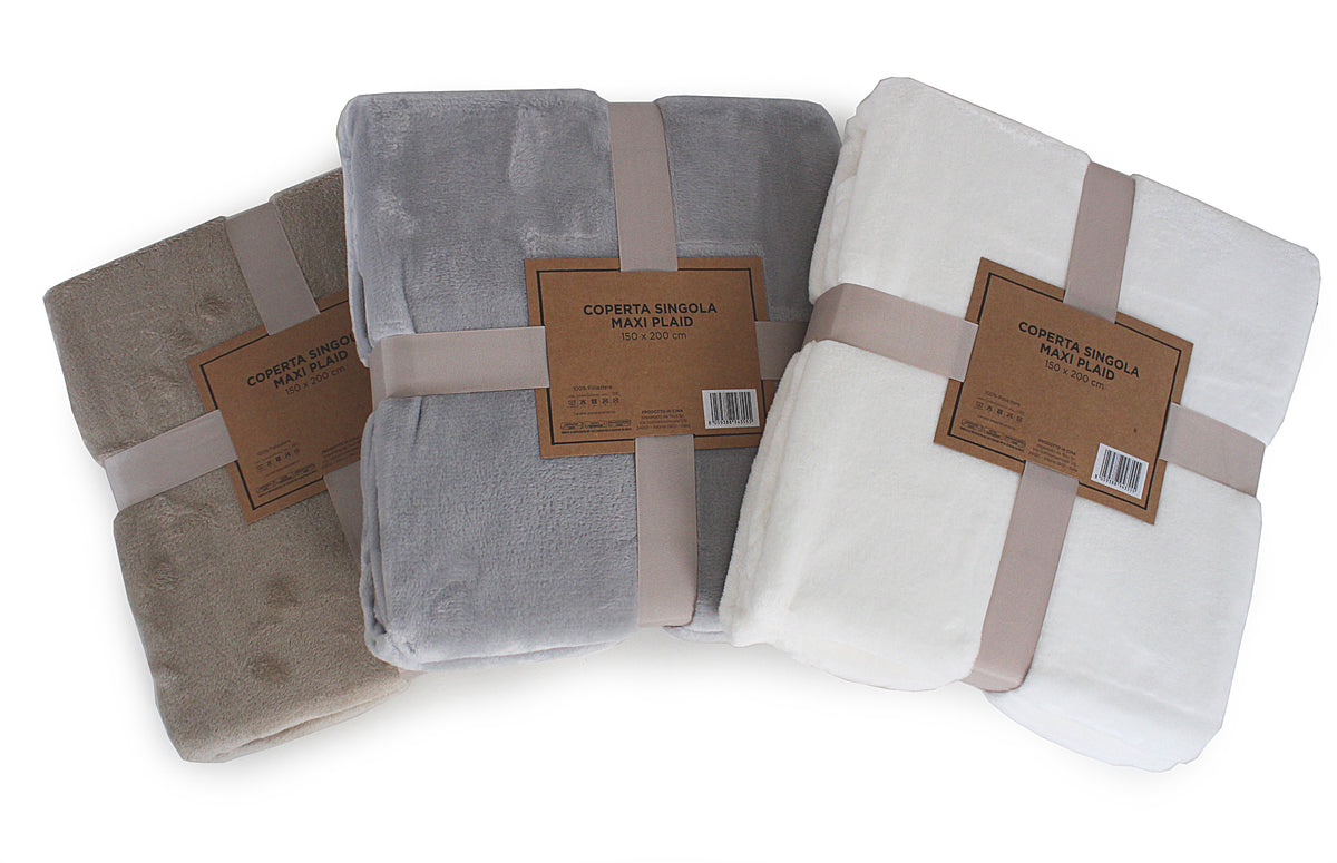 Coperta Singola Maxi Plaid 150x200 Cm 1 Pz