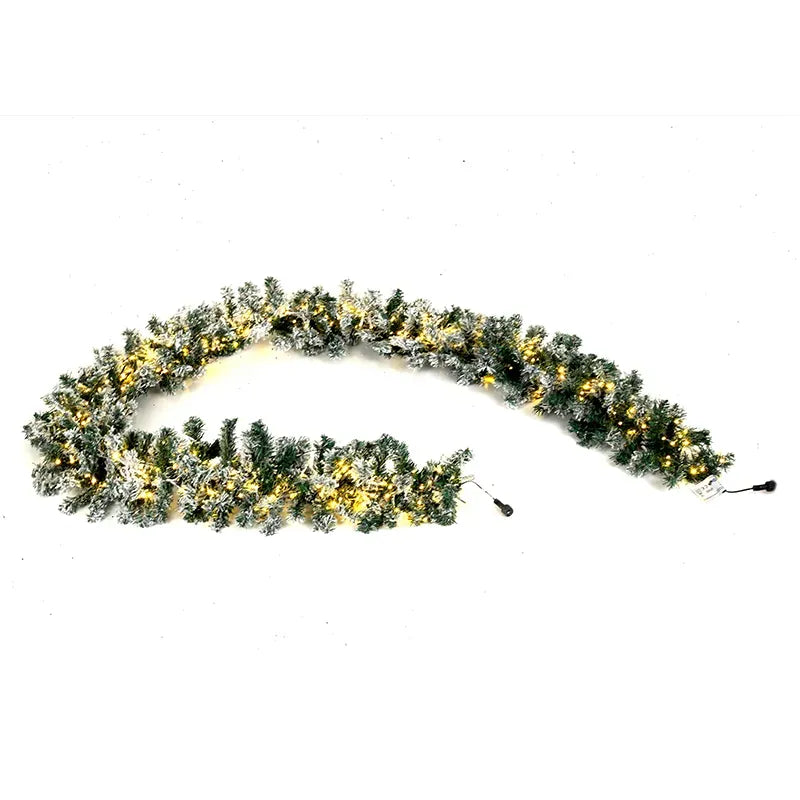 Festone Innevato 2,7 M 500 Led Reversibili Caldo Freddo