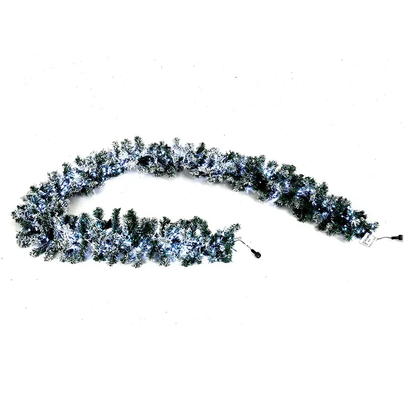 Festone Innevato 2,7 M 500 Led Reversibili Caldo Freddo