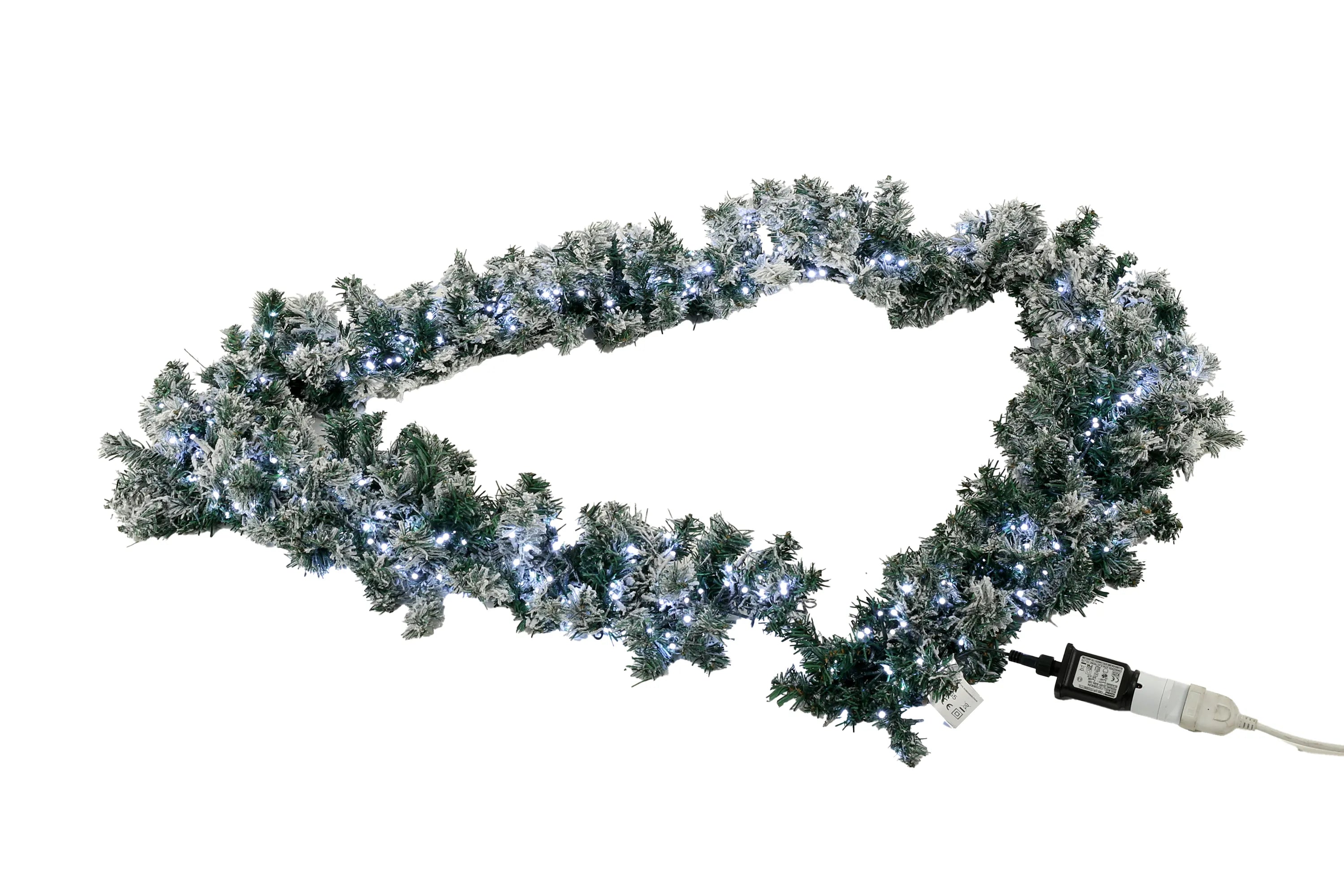 Festone Innevato 2,7 M 500 Led Reversibili Caldo Freddo