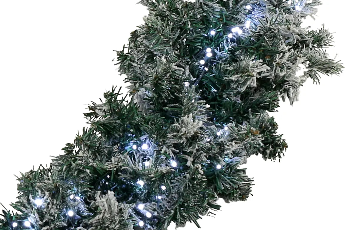 Festone Innevato 2,7 M 500 Led Reversibili Caldo Freddo