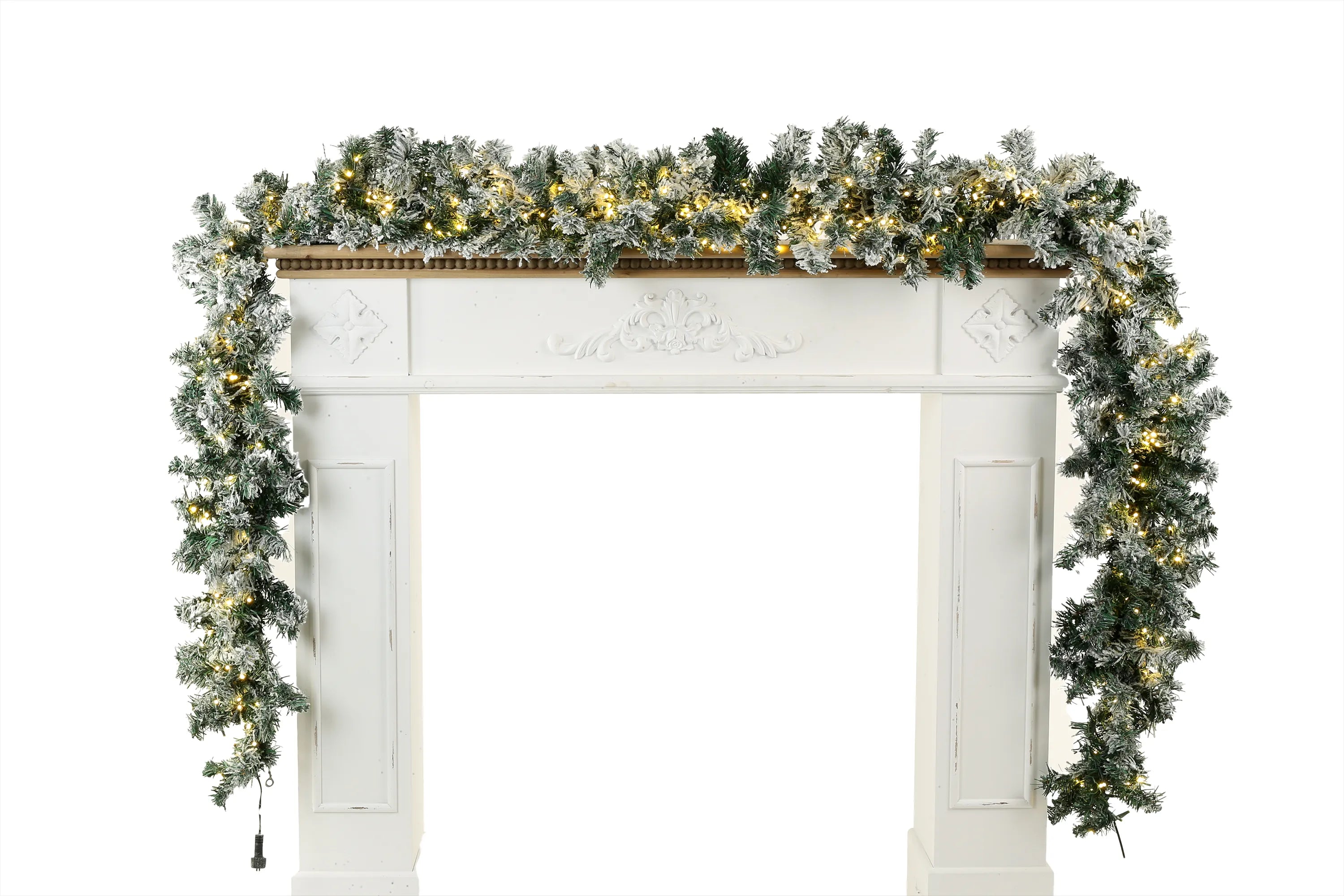 Festone Innevato 2,7 M 500 Led Reversibili Caldo Freddo