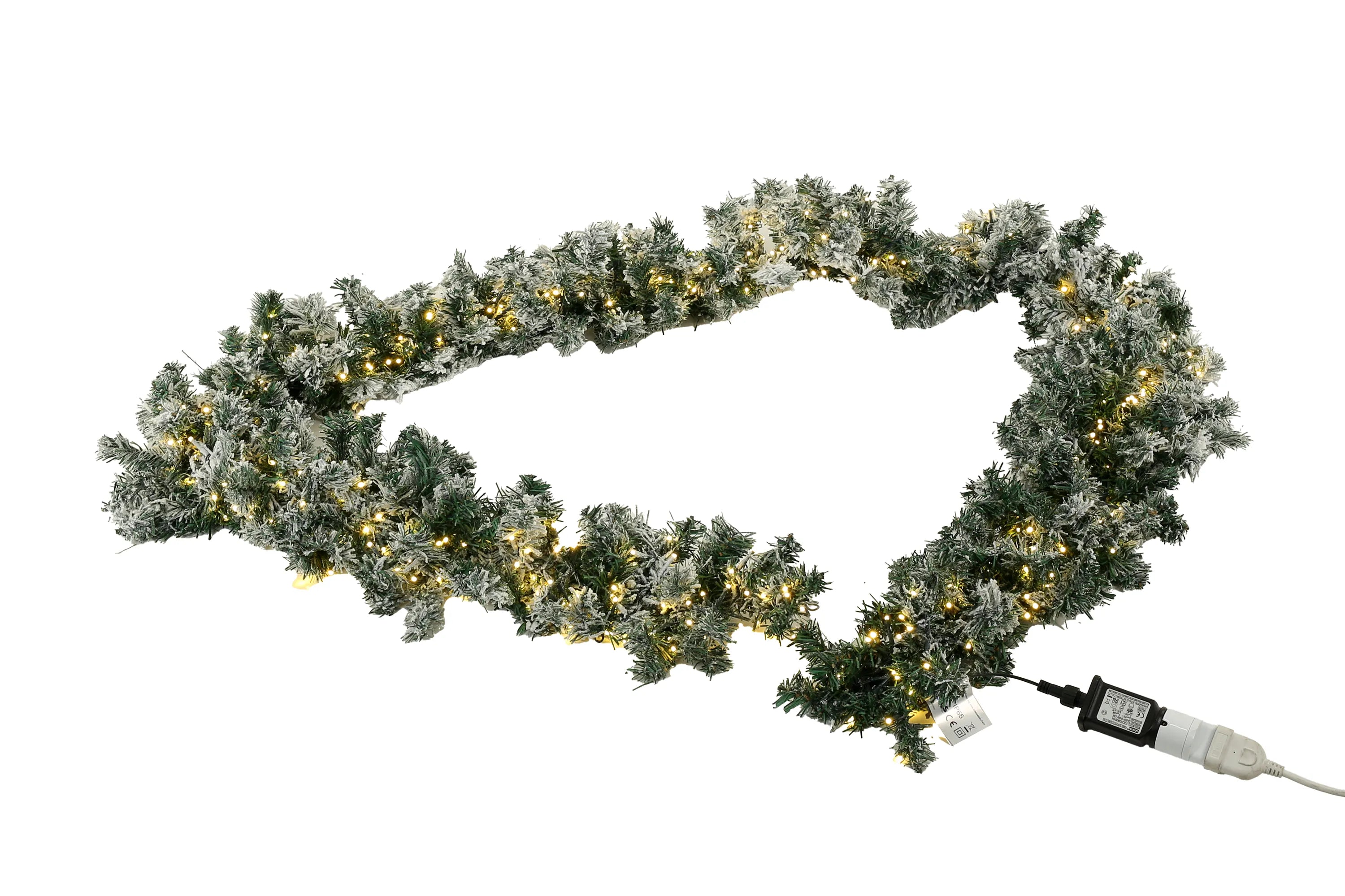 Festone Innevato 2,7 M 500 Led Reversibili Caldo Freddo