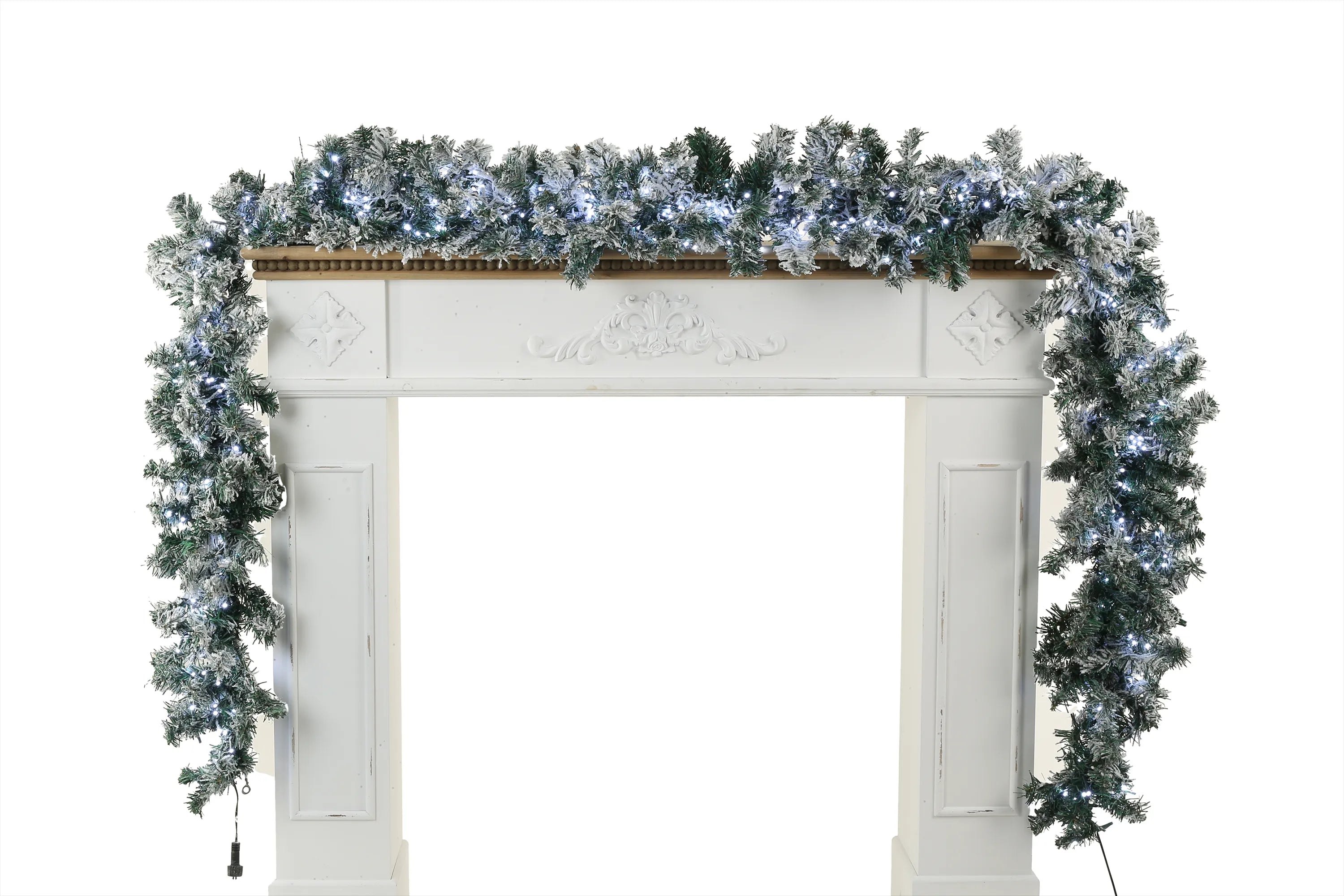 Festone Innevato 2,7 M 500 Led Reversibili Caldo Freddo