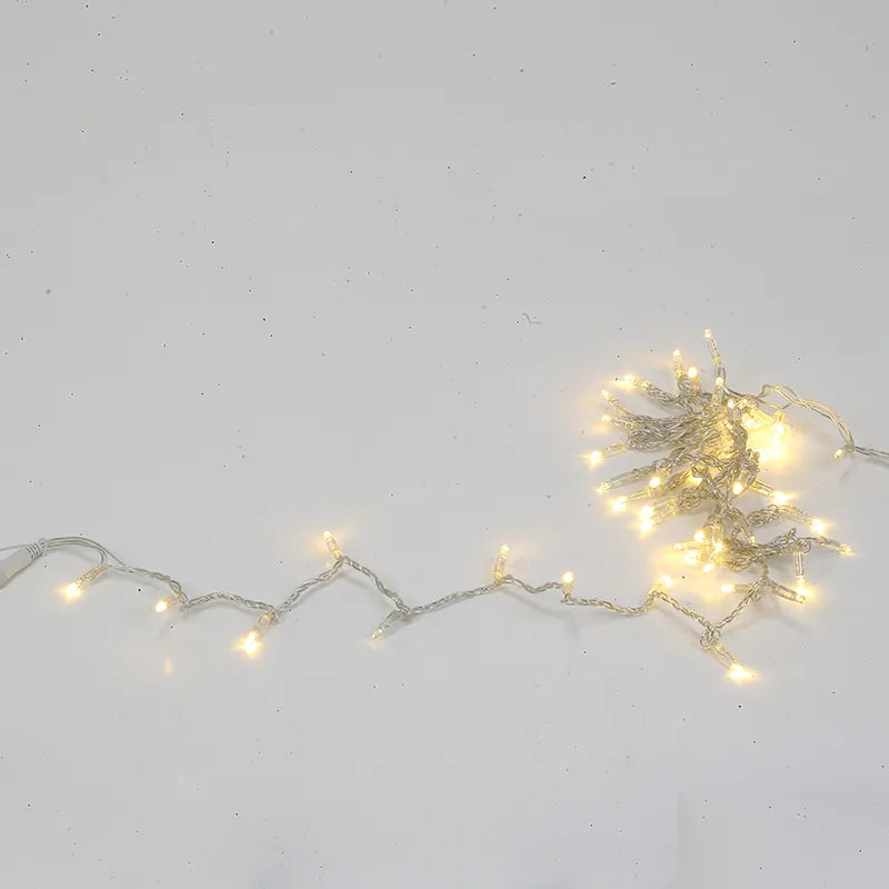 Luci Natale Professionali 100 Led 10 m reversibili caldo freddo per decorazioni natalizie - DeMatteis.it