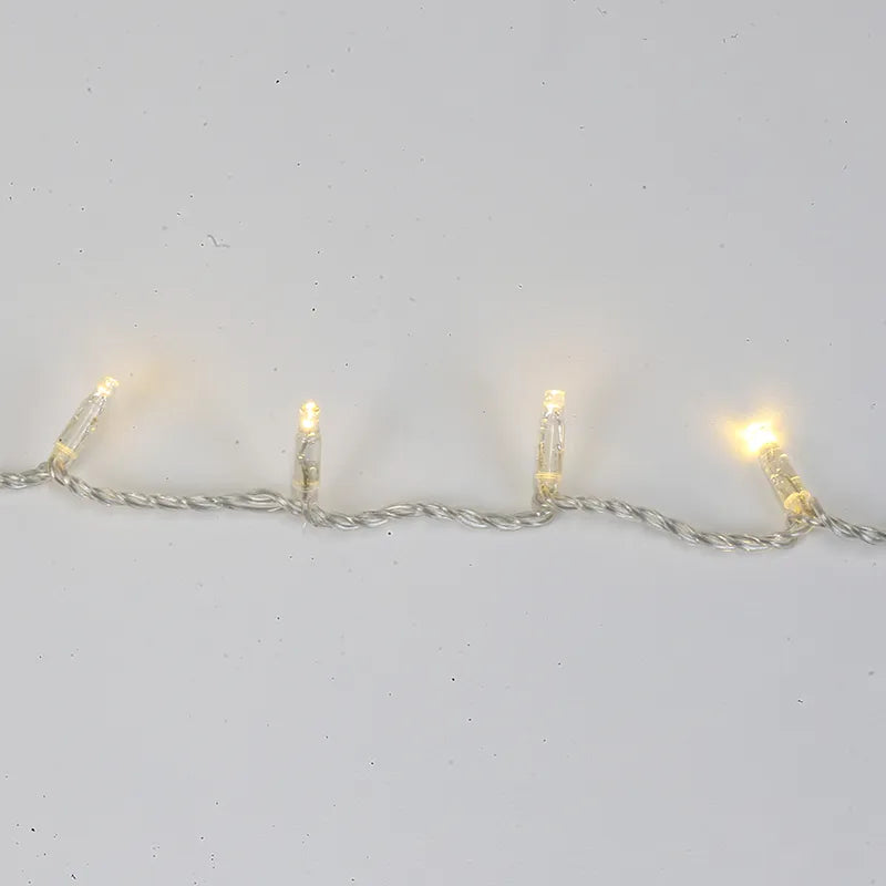 Luci Natale Professionali 100 Led 10 m reversibili caldo freddo per illuminazione decorativa natalizia - DeMatteis.it