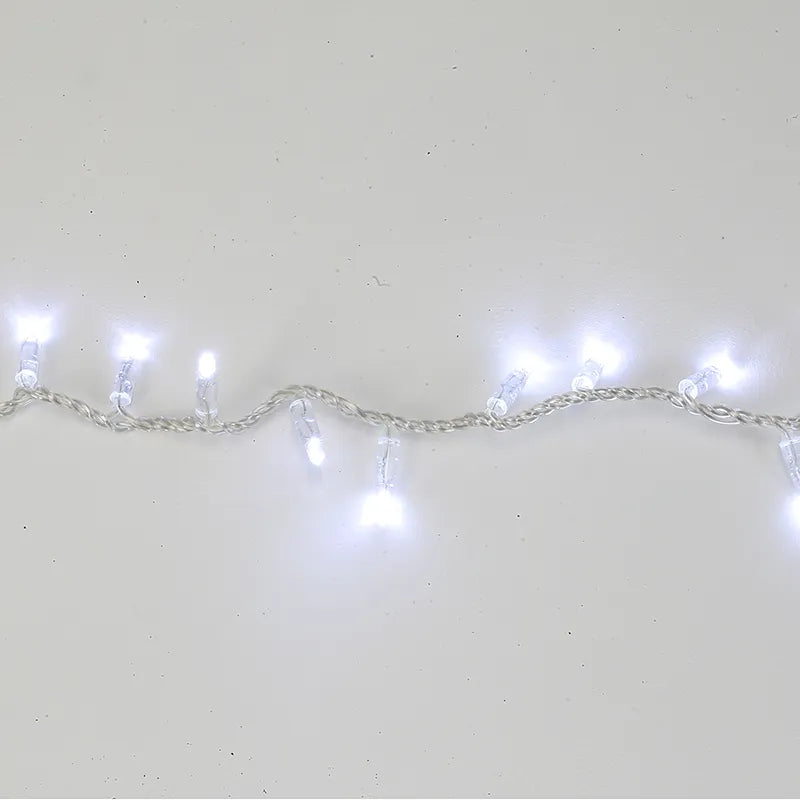 Luci Natale Professionali 200 Led 10 m reversibili caldo freddo per illuminazione decorativa natalizia - DeMatteis.it