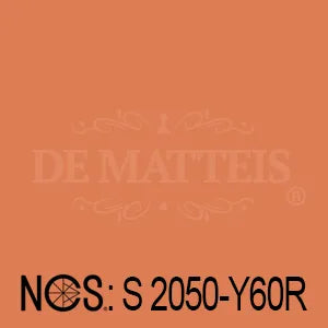 De Matteis, Sedia Esterno Resina Studio Arancione con superficie liscia color arancio corallo e codice identificativo stampato sul sedile - DeMatteis.it