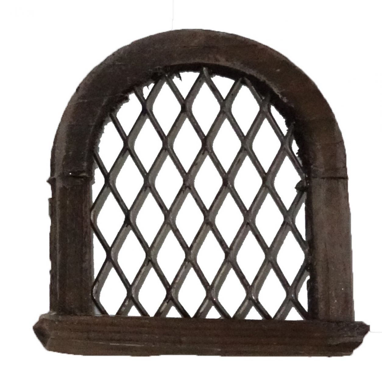 Finestra Tonda Finto Legno 6,5x7 Cm