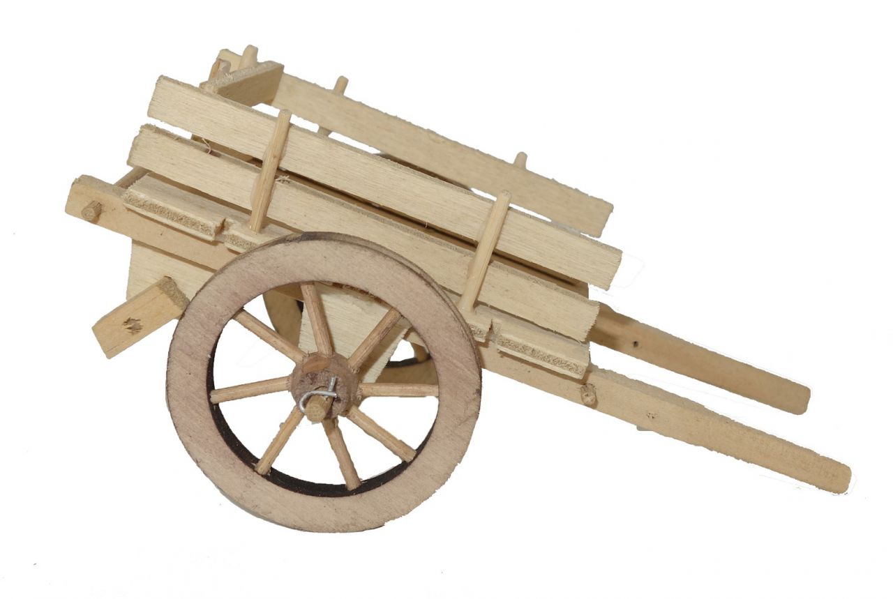 Carretto Legno 13 Cm