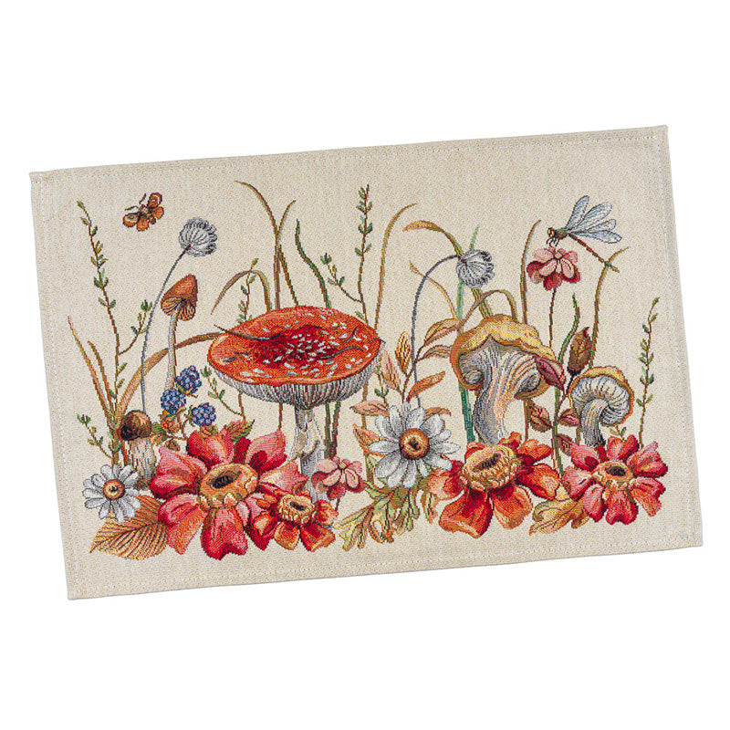 Tovaglietta Fiori E Funghi 37x49 Cm