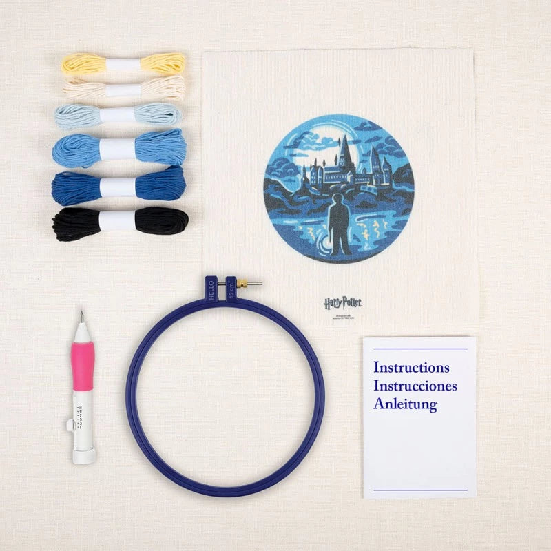 Kit Punch Needle Castello Di Hogwarts Collezione Harry Potter